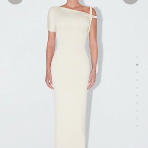 Khy sueded stretch twist maxi dress